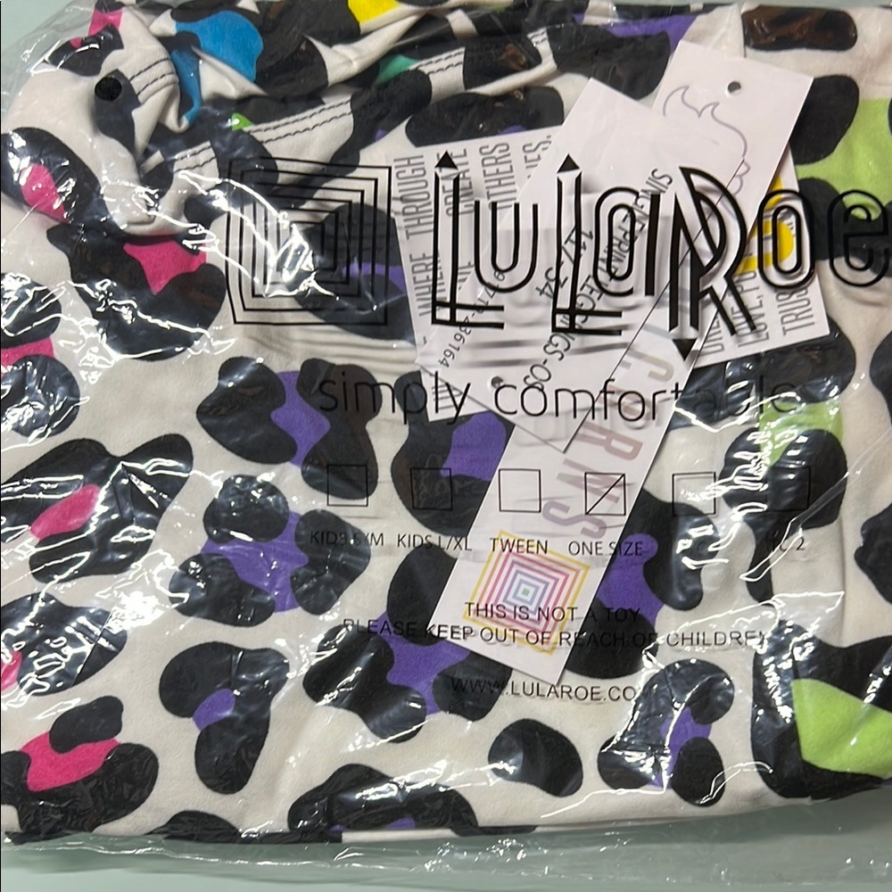LuLaRoe Multicolor Leopard Print Leggings